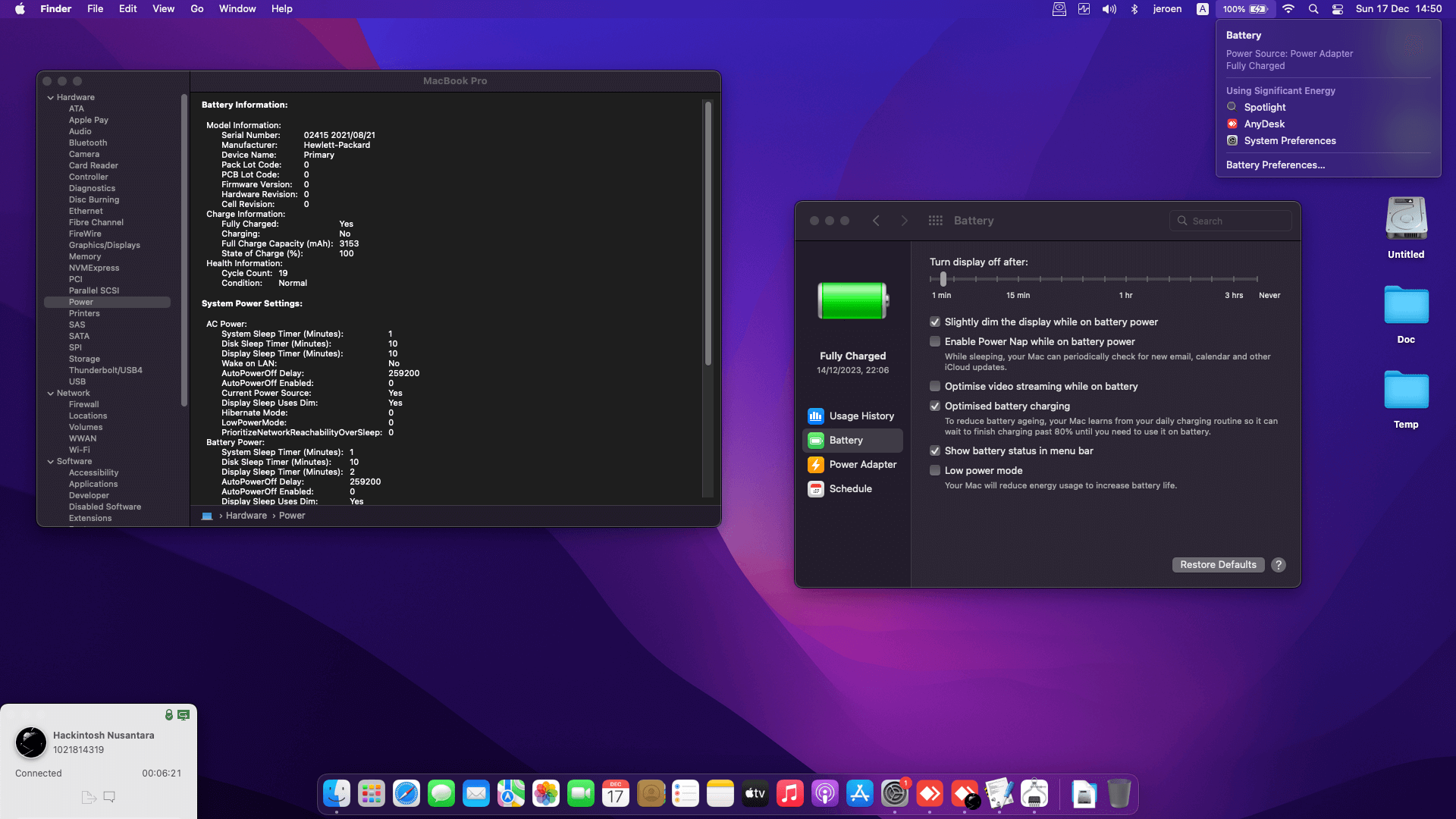 HP Elitebook X360 830 G6 2nd [WhiskeyLake   Intel UHD 8Th Gen + I2C]   OpenCore 1